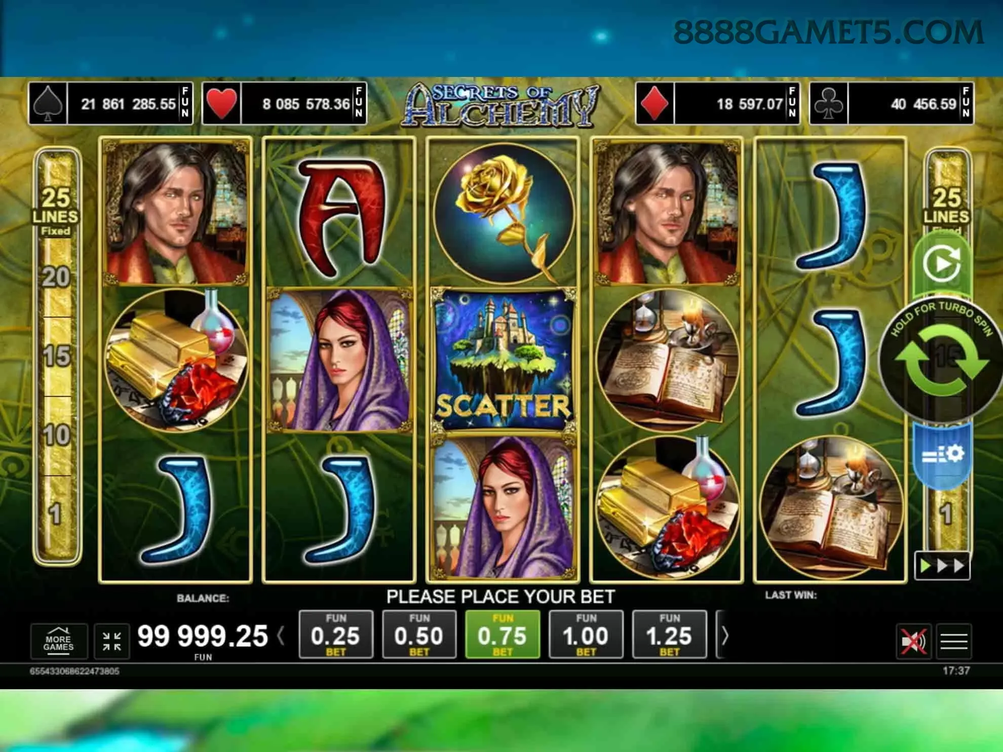Slots com prêmios 8888game